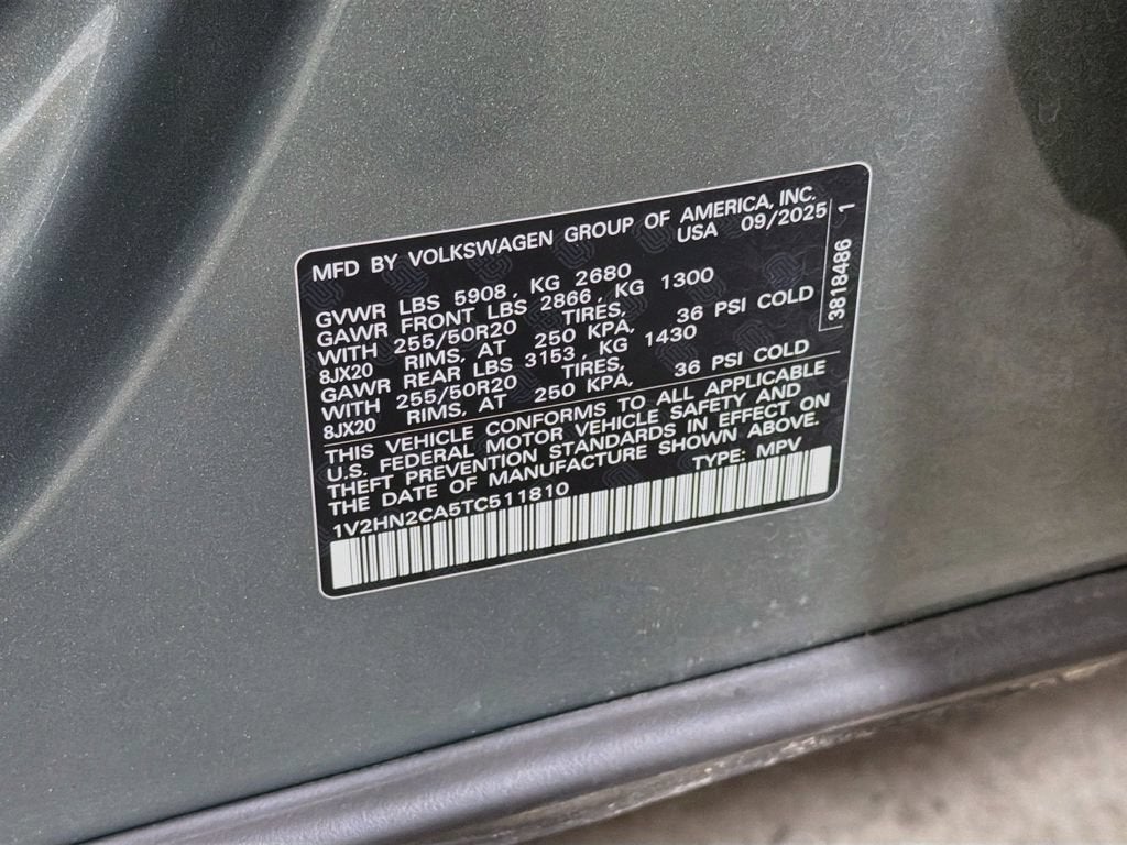 2026 Volkswagen Atlas 2.0T SE w/Technology