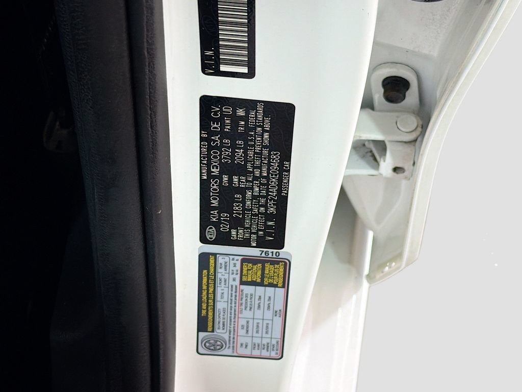 2019 Kia Forte LXS