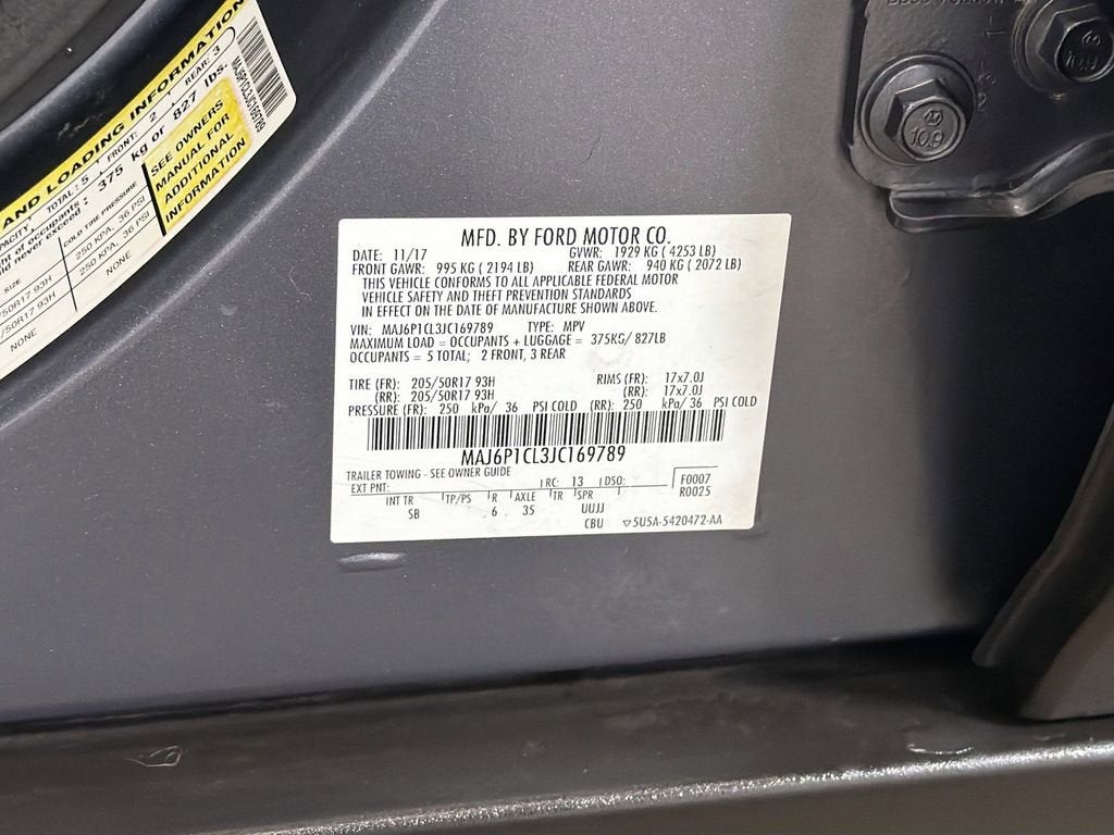 2018 Ford EcoSport SES