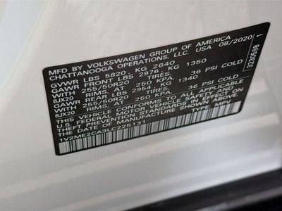 2020 Volkswagen Atlas Cross Sport 3.6L V6 SEL 4Motion