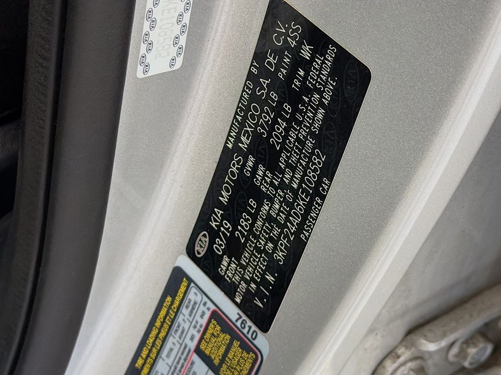 2019 Kia Forte LXS