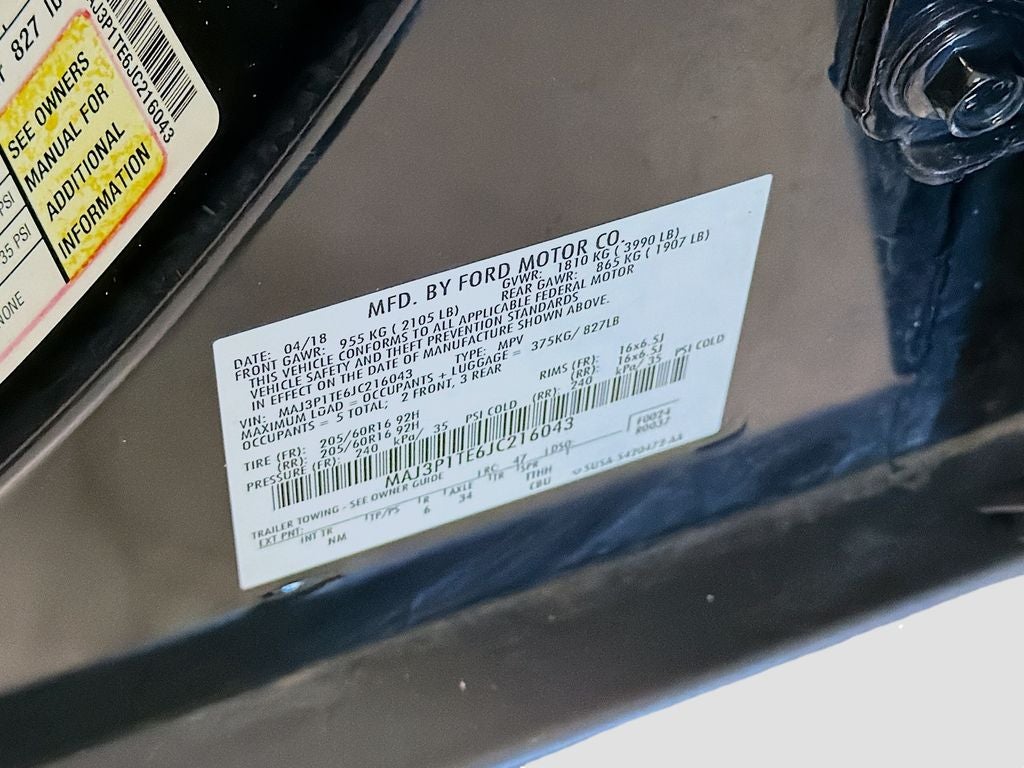 2018 Ford EcoSport SE