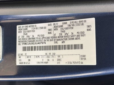 2018 Ford Escape Titanium
