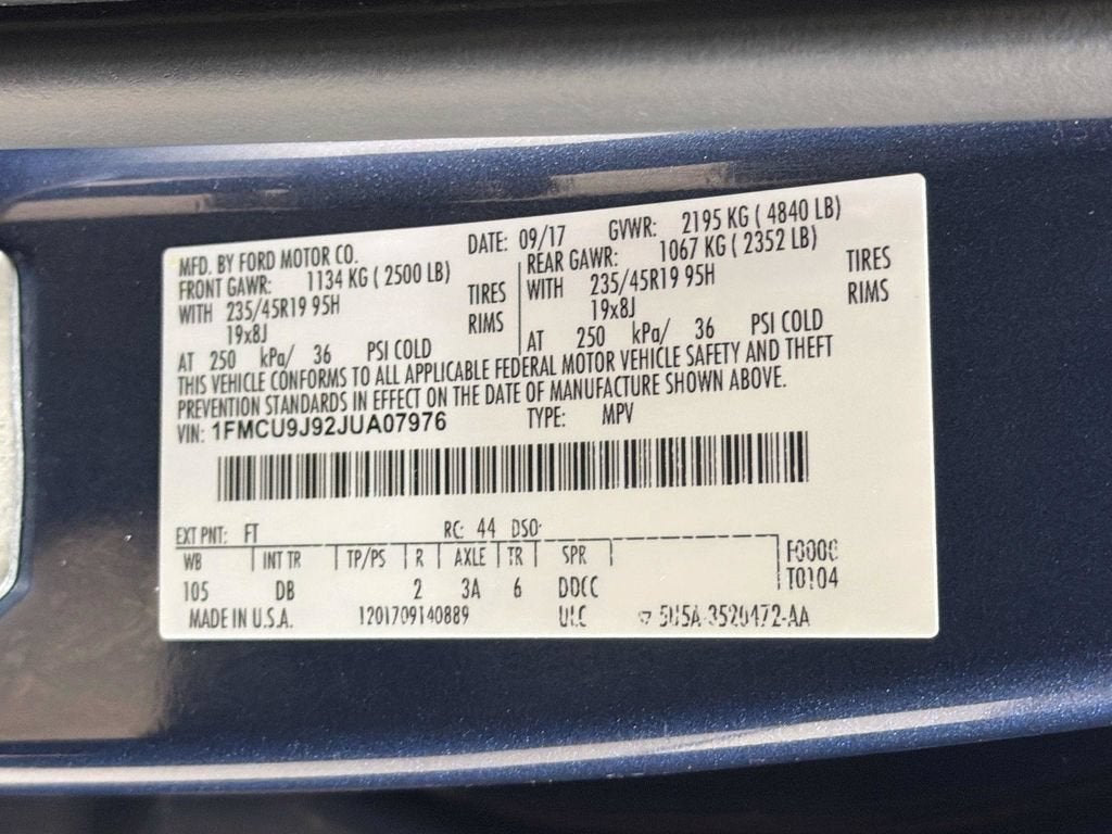 2018 Ford Escape Titanium