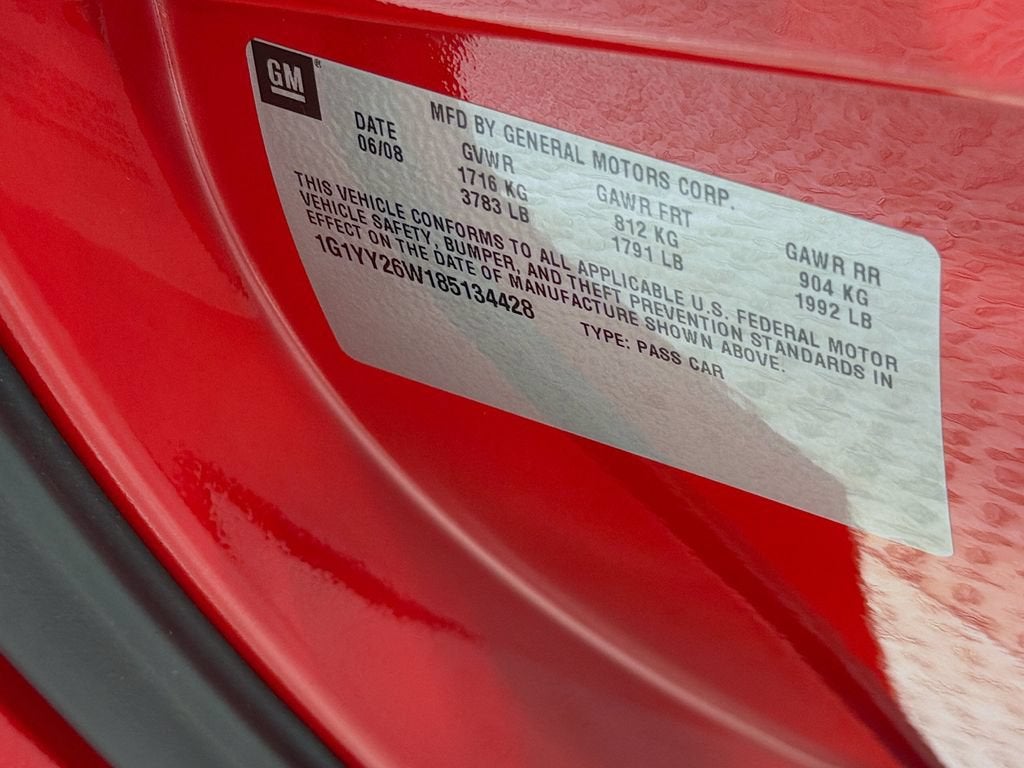 2008 Chevrolet Corvette NA