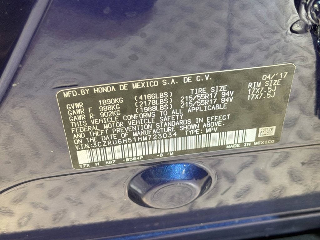 2017 Honda HR-V EX