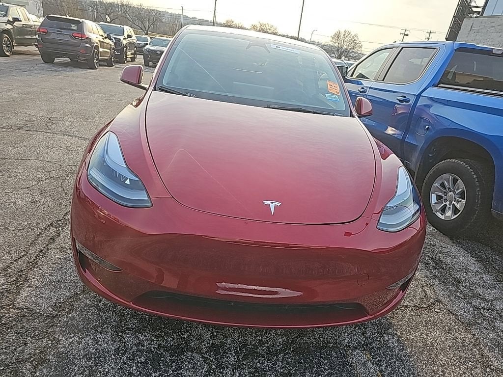 Used 2024 Tesla Model Y Long Range with VIN 7SAYGDEE9RA275150 for sale in Akron, OH