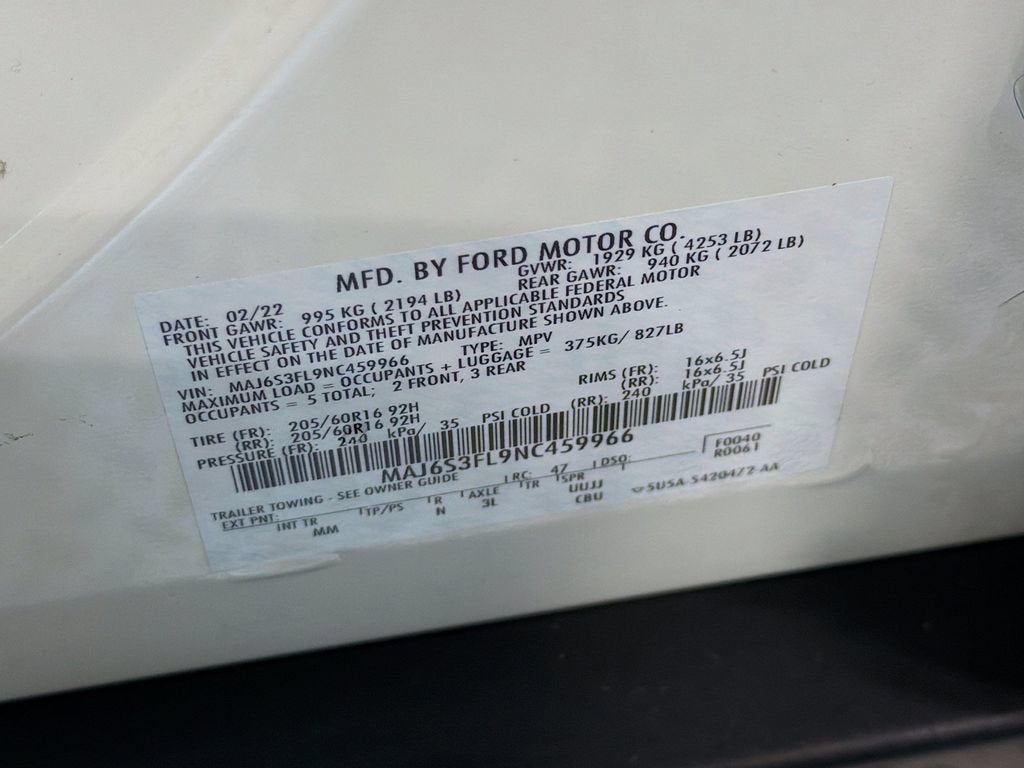 2022 Ford EcoSport S