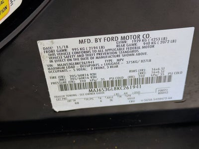 2019 Ford EcoSport SE