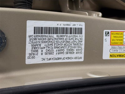 2020 Honda Accord LX