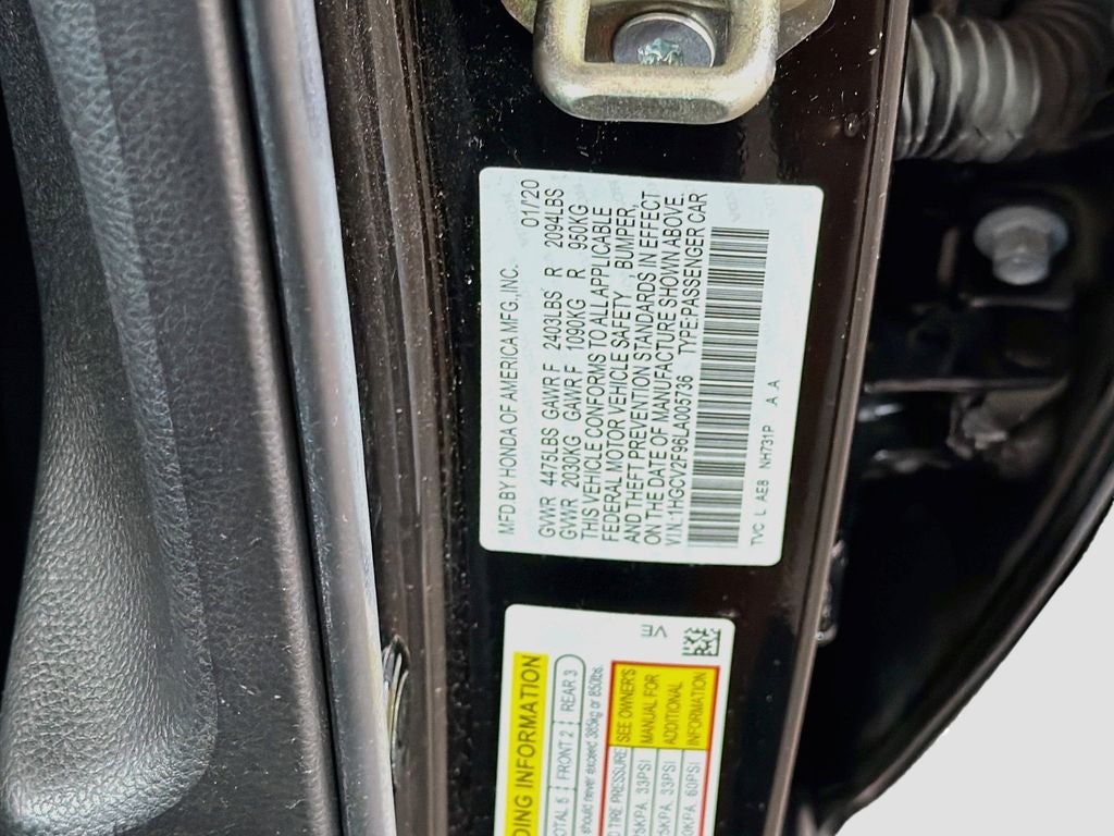 2020 Honda Accord Touring 2.0T