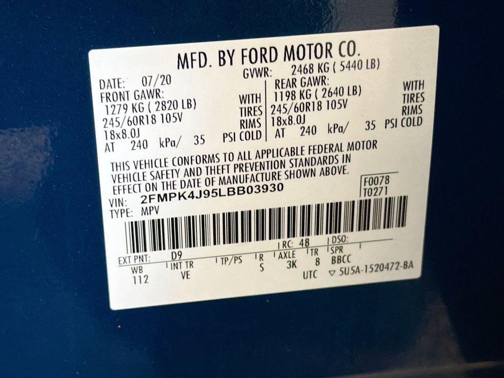 2020 Ford Edge SEL