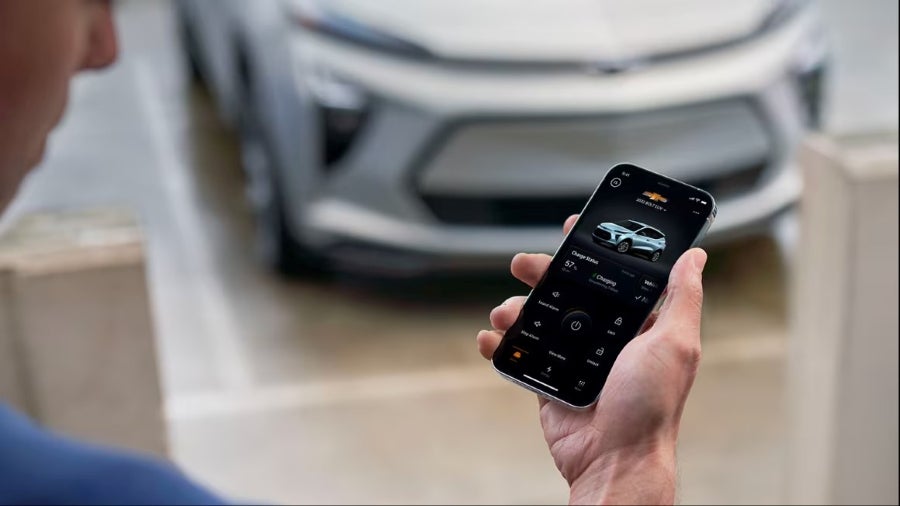 Chevrolet mobile app vehicle controls view