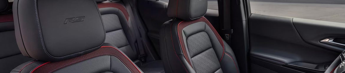 2026 Chevrolet Equinox seating in Akron, OH, featuring spacious seating for up to 5 passengers with premium materials, including available Evotex® and sueded microfiber upholstery for comfort on every drive.