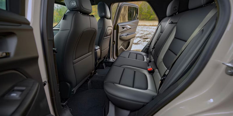 2026 Chevrolet Trailblazer interior with spacious seating and versatile cargo space near Akron, OH