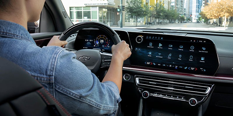 Chevrolet SUV interior infotainment display view