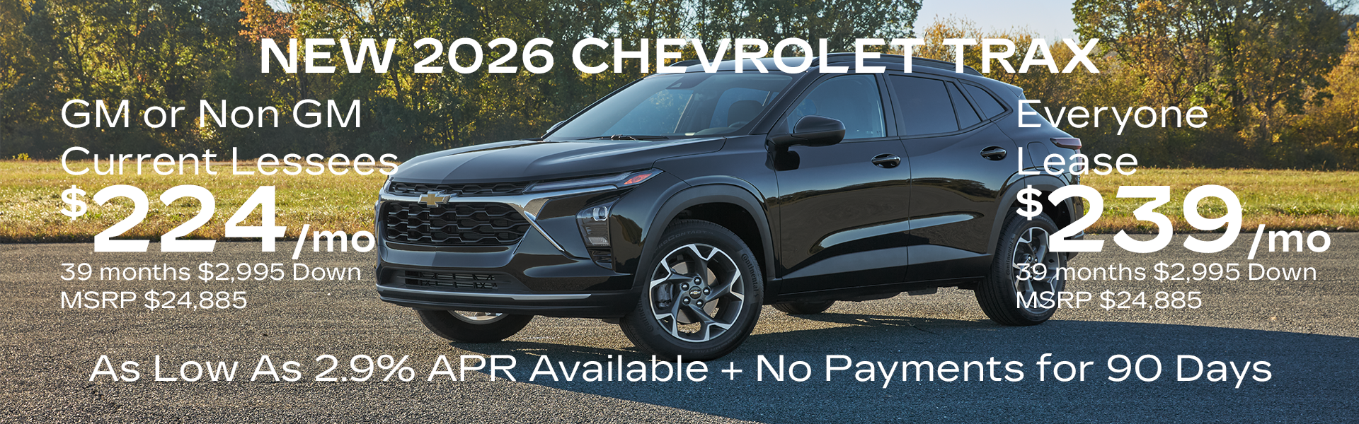 New 2026 Chevrolet Trax