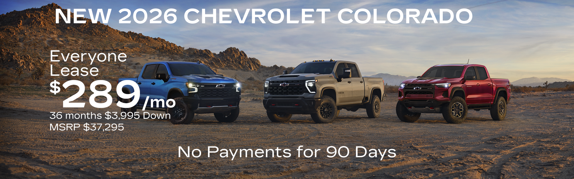 New 2026 Chevrolet Colorado