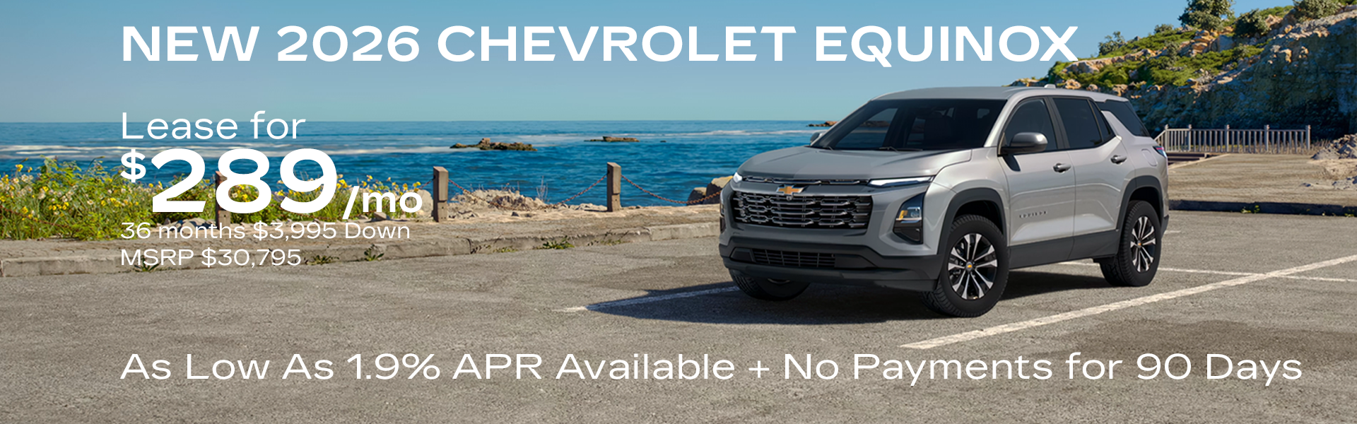 Silver 2026 Equinox on offer